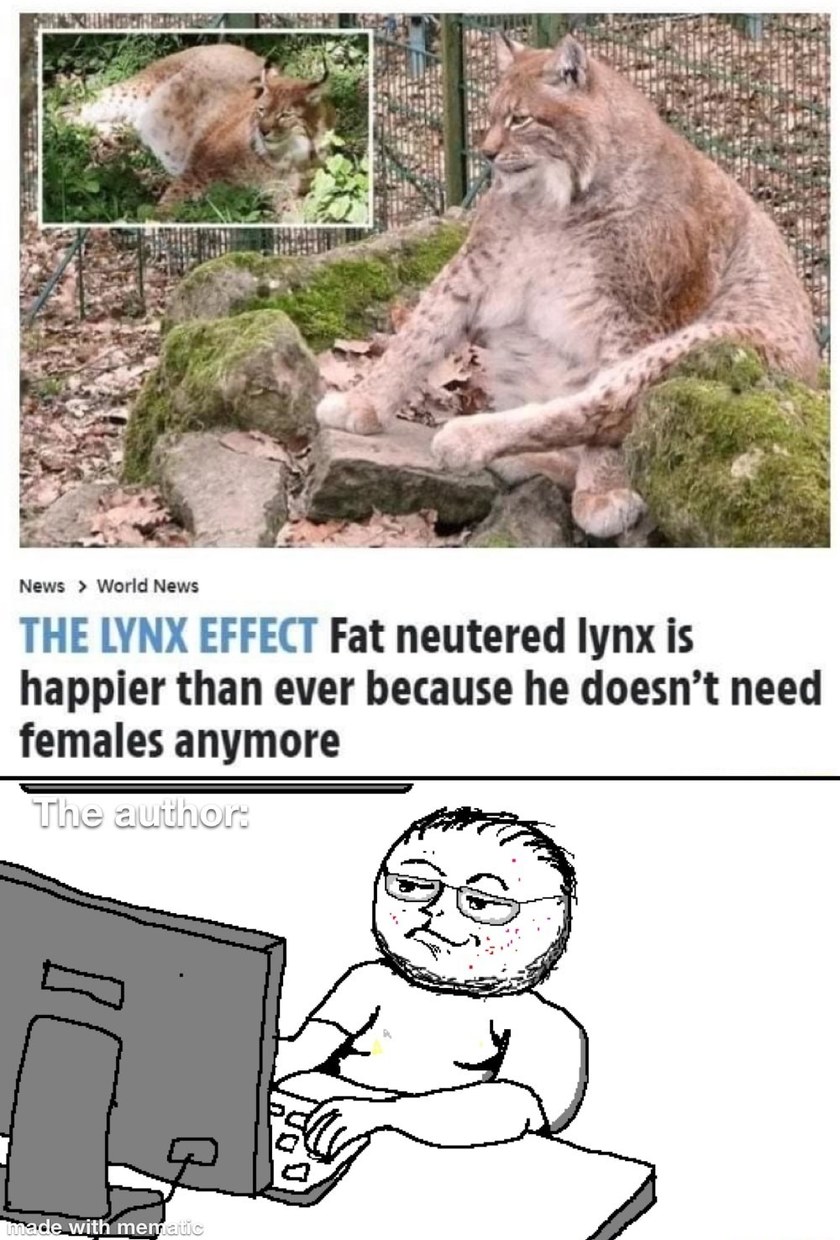 soy lynx - meme