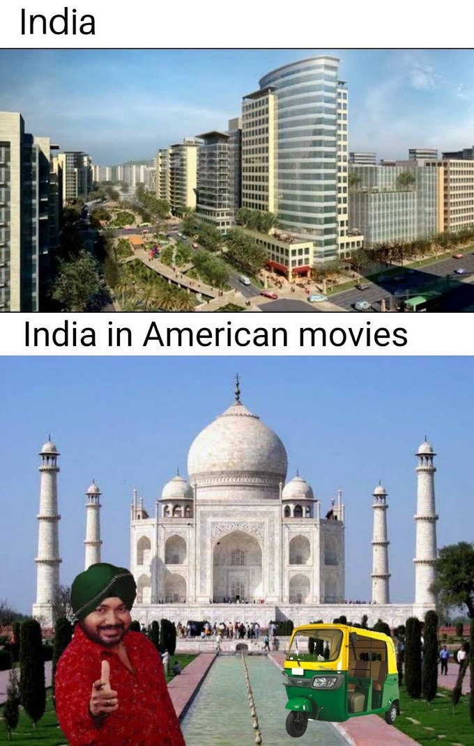 India in American Movies - meme