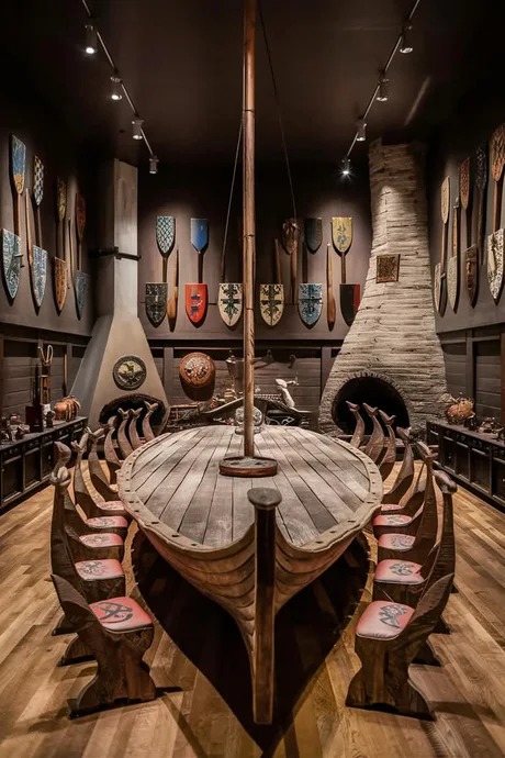 Cool viking room decoration - meme