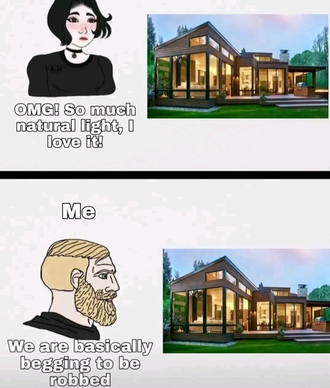 meme about mansions in June