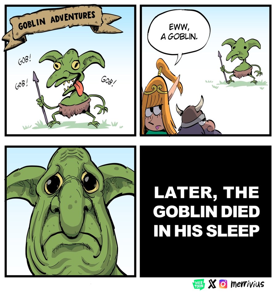 dongs in a goblin - meme