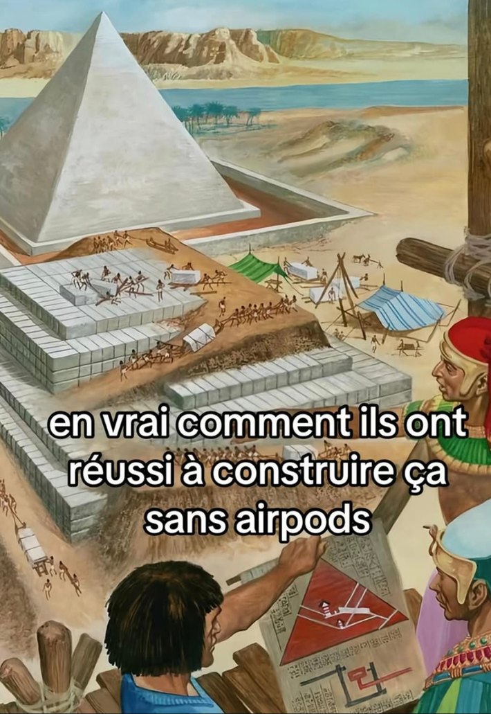 Comment ils ont construit ça sans AirPods sérieux - meme