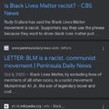 BLM is a retarded, hypocritical racist terrorist cult