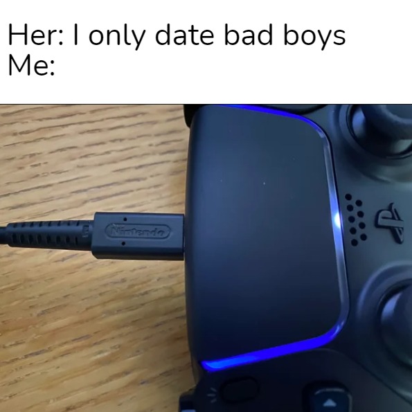 Bad boy gamer - meme