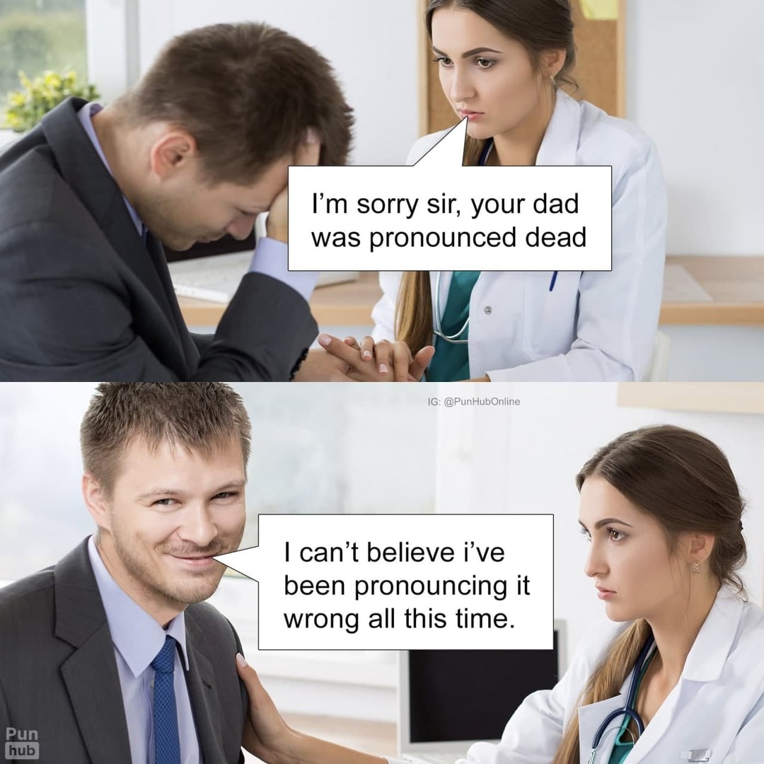 Wrong pronunciation - meme