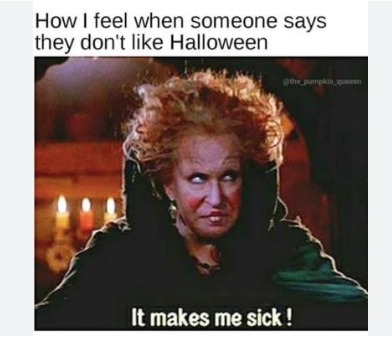 Is there anyone who DOESN'T like Halloween?!?! - meme