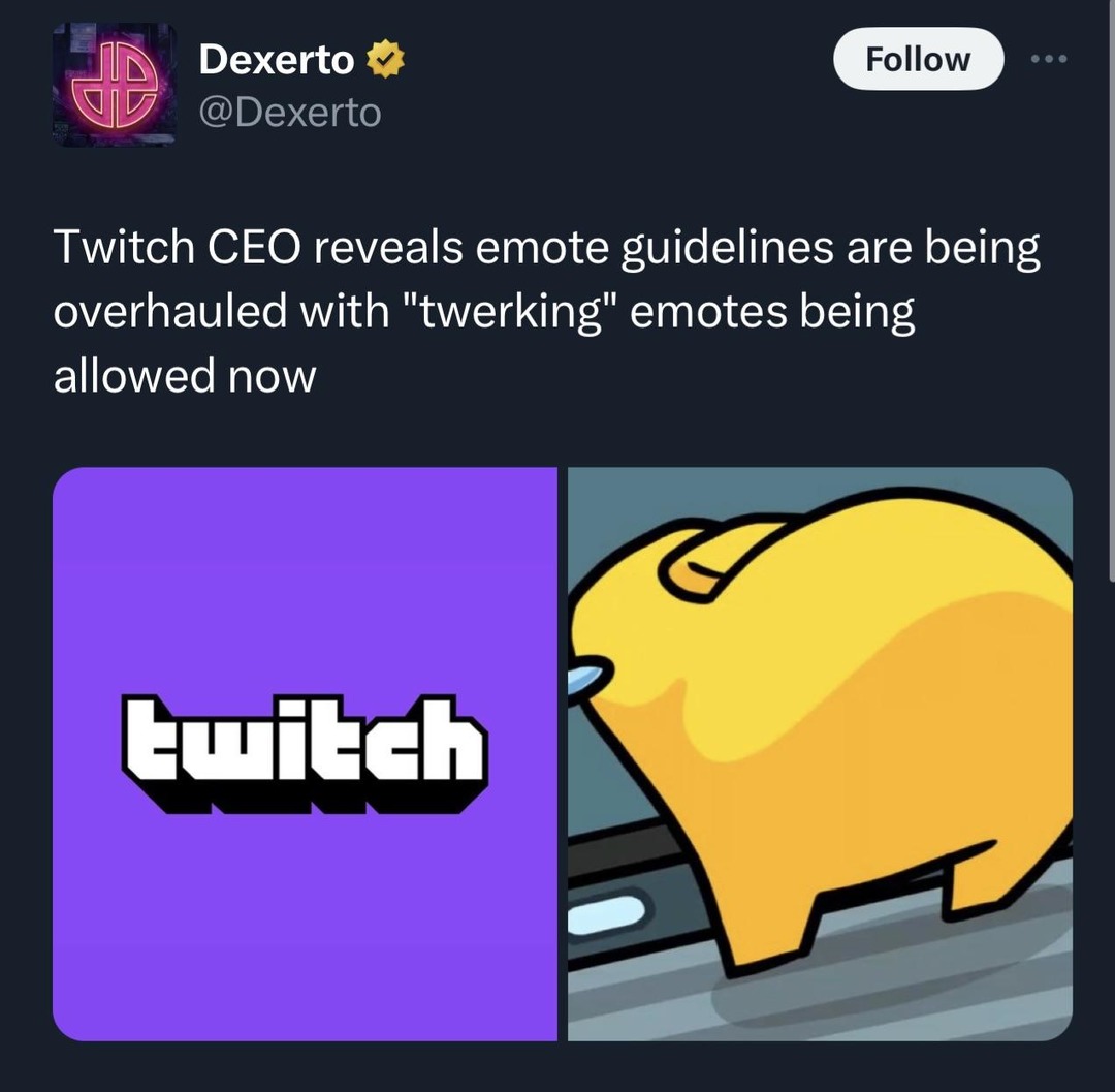 Twitch emote guidelines news - meme
