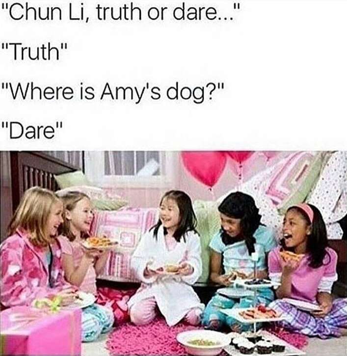 Asians eat dogs - meme