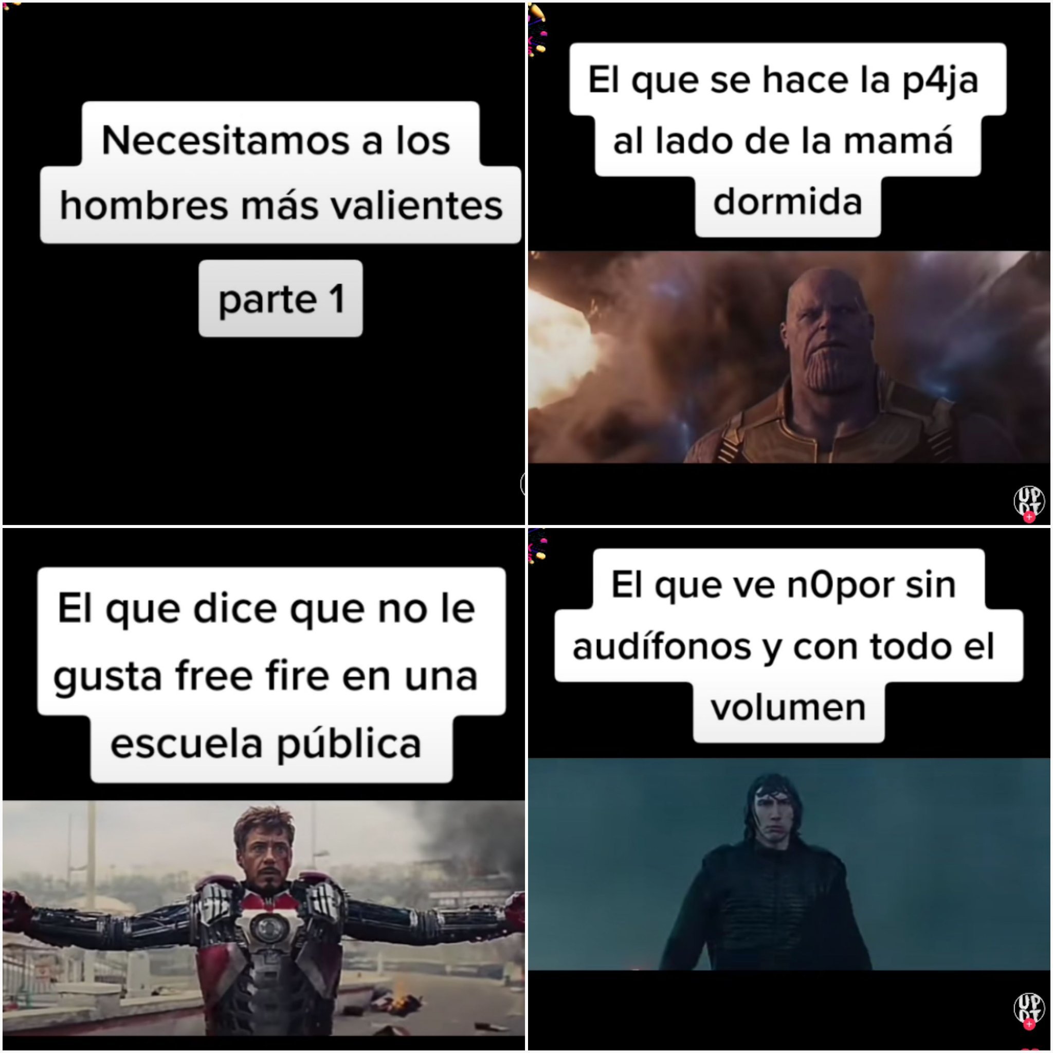LOS HOMBRS MAS VALIENTES DEL MUNDO - meme
