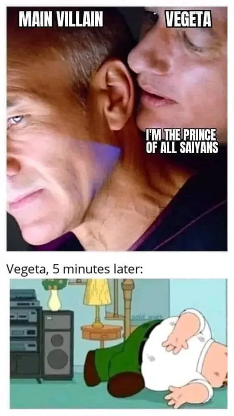 Vegeta be like - meme