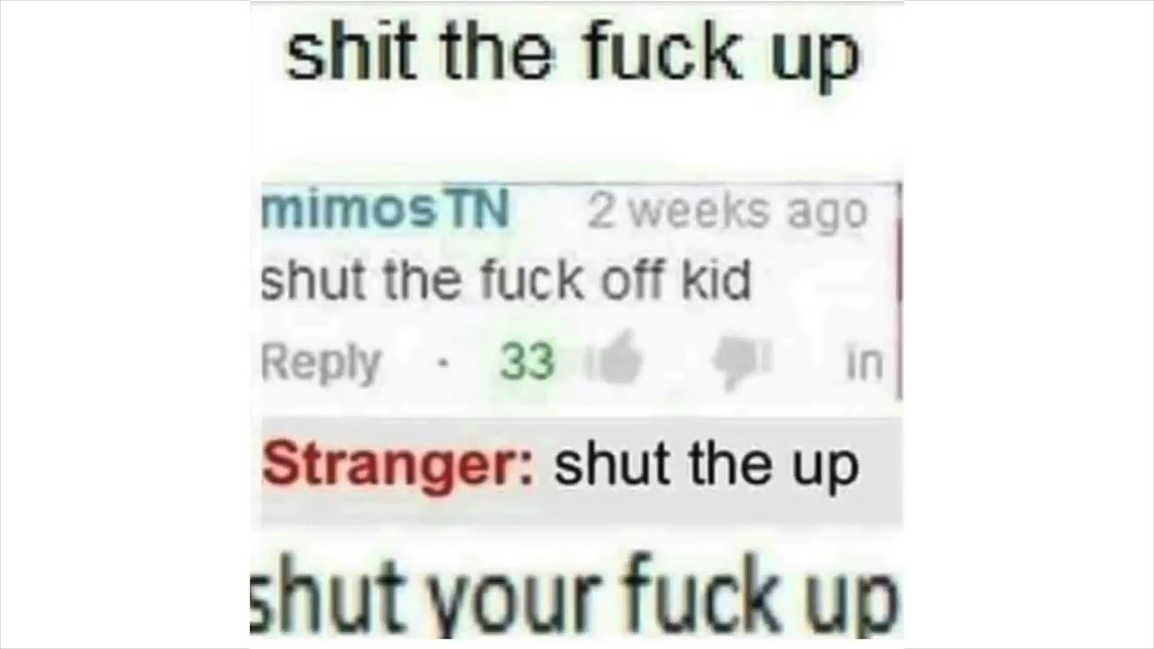 Kid your shut up - meme