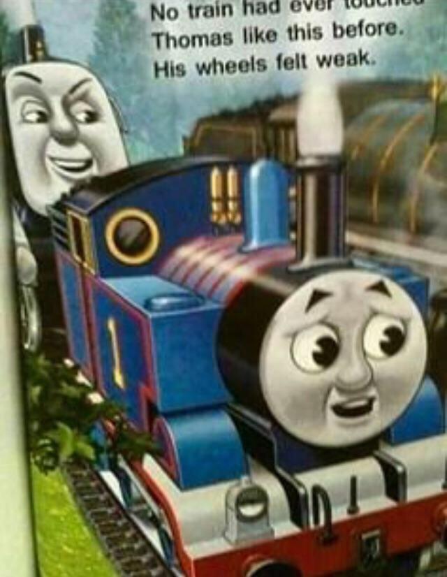 It was time for Thomas to leave. He had seen everything. - meme