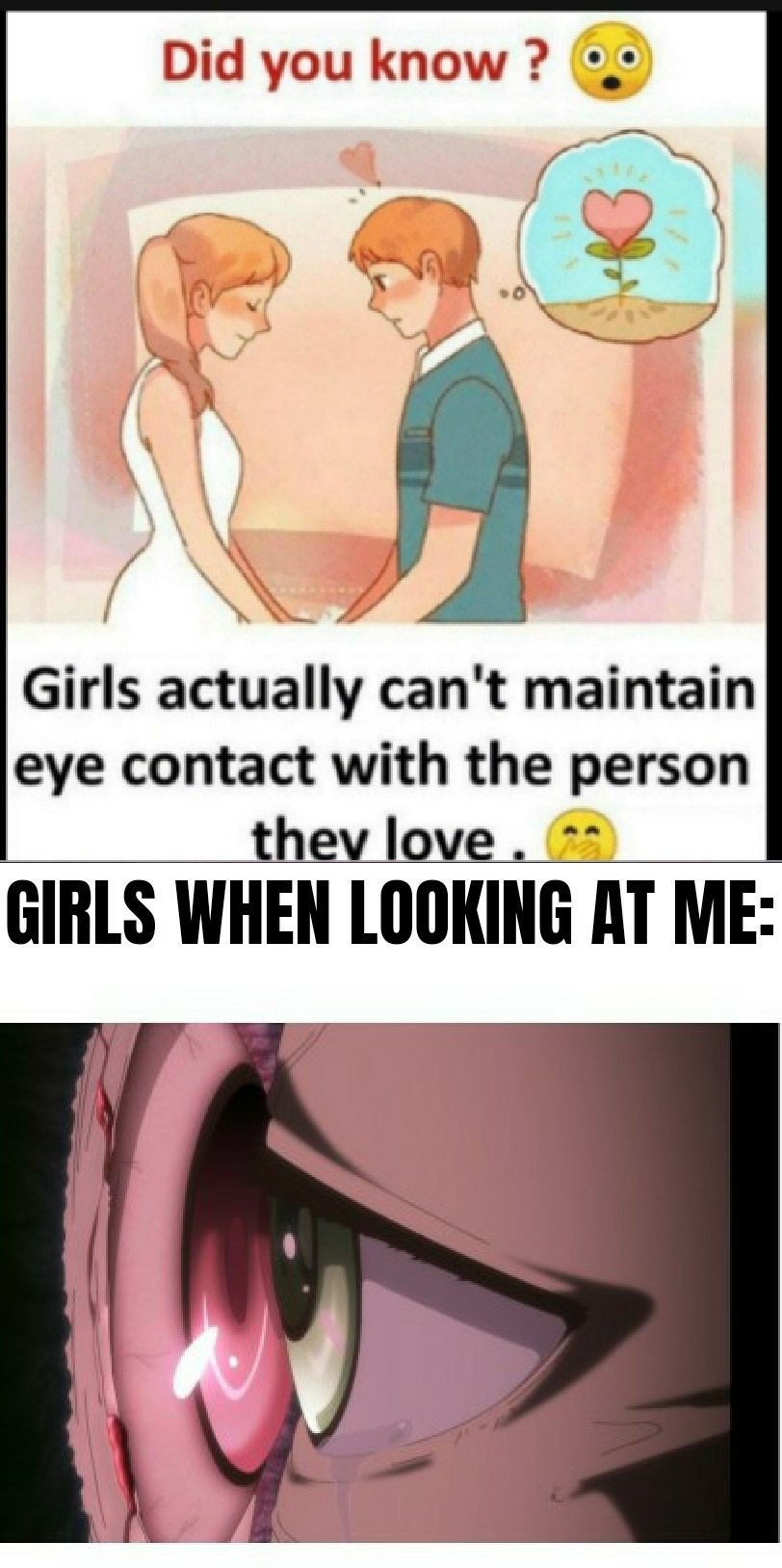Special eye contact - meme