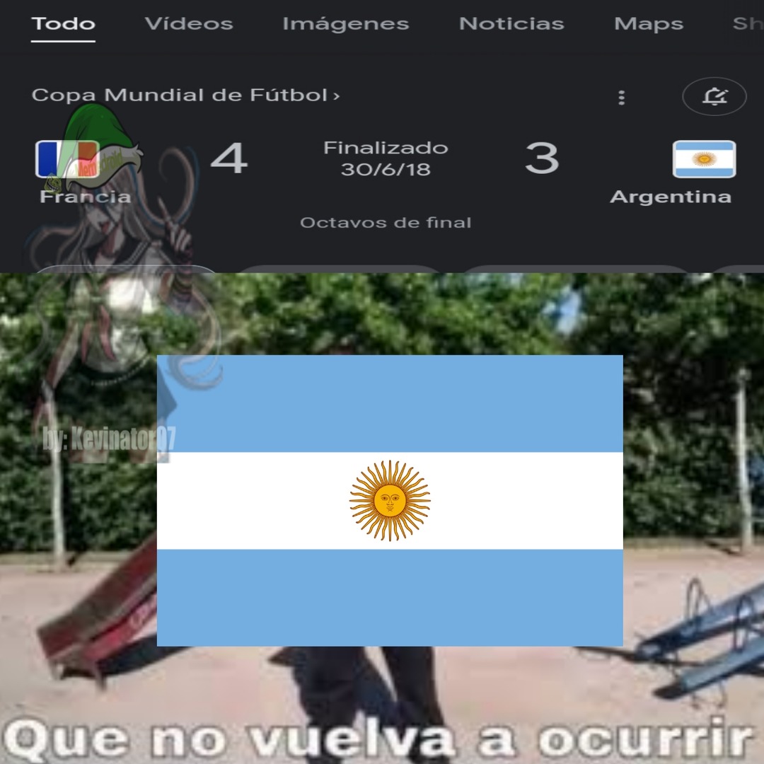 Ojala gane argentina en la final - meme
