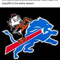 For the first time in NFL history, all three Lake Erie teams (Bills, Browns & Lions) have made the playoffs in the same season