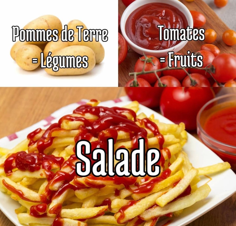 La salade faite par un alien sous LSD - meme