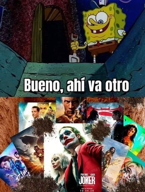 Ahí va otro fracaso de un buen personaje - meme