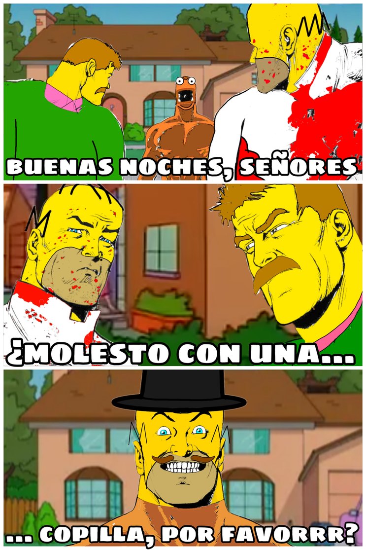 Los Simpson si fueran una mierda edgy - meme