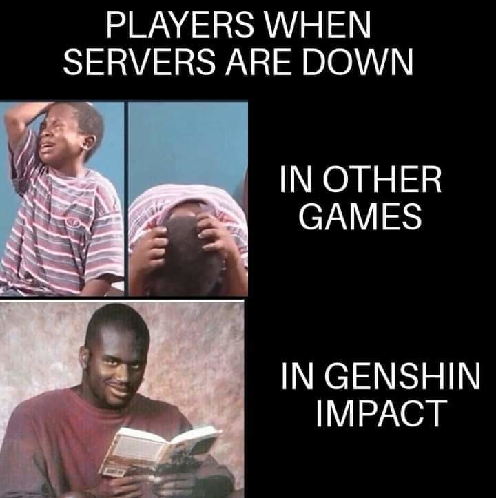 when the server is down - meme