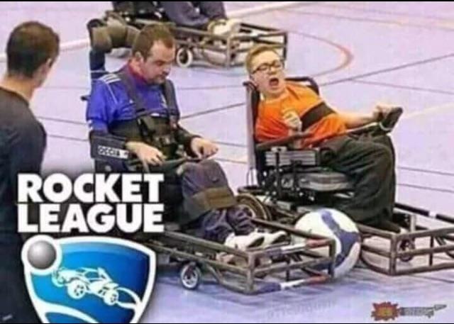 Dissability league (i know this is wrong but its dark humor) - meme