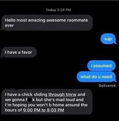 Good roommates - meme