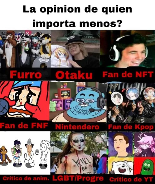 Eligan ustedes por quien importa menos. - meme