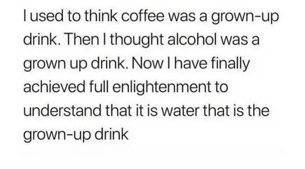 Full adult unlocks when you realize water slaps - meme