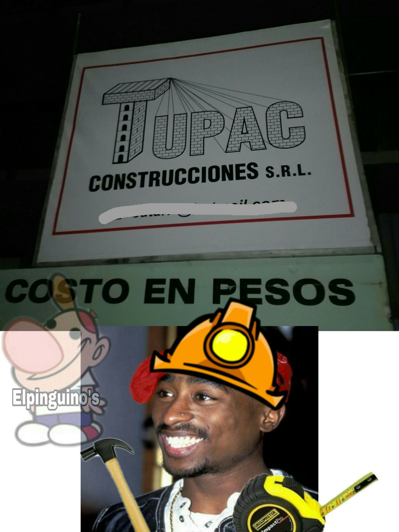 Tupac tercermundista - meme