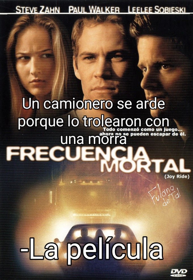 La primera está chida, mientras hice el meme me enteré que hay secuelas