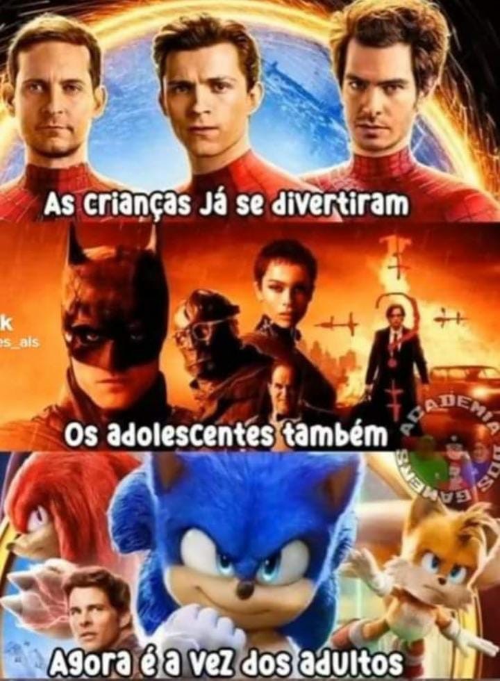Sonic 2 é bom - meme