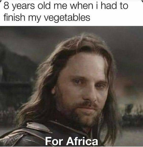 "I'm not racist, I eat my vegetables." - meme