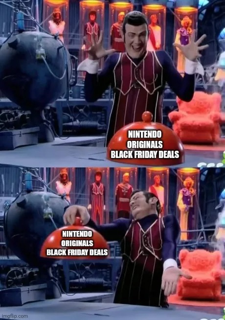 Nintendo originals Black Friday deals - meme