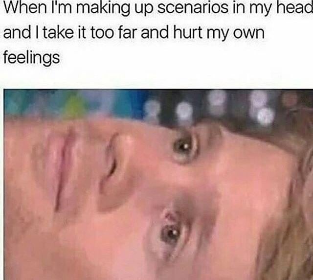 I hurt myself today - meme