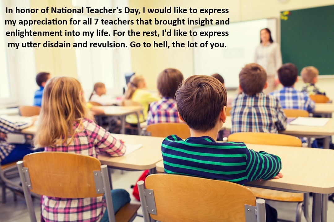 National Teacher Appreciation Day - meme