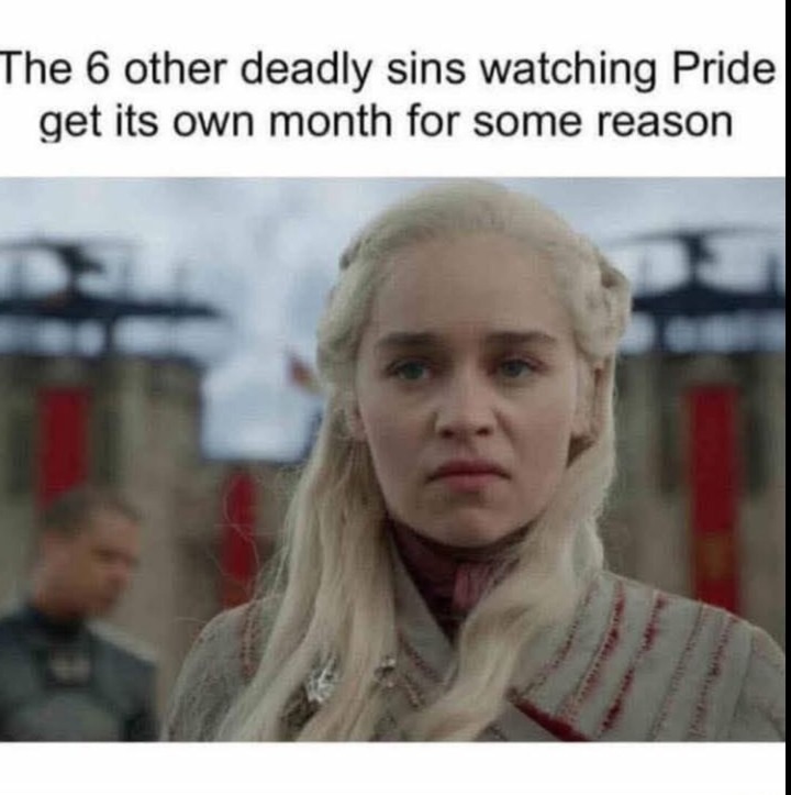 Choosing a sin to represent you - meme
