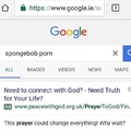 You know what I want google, give me my fucking spongebob porn