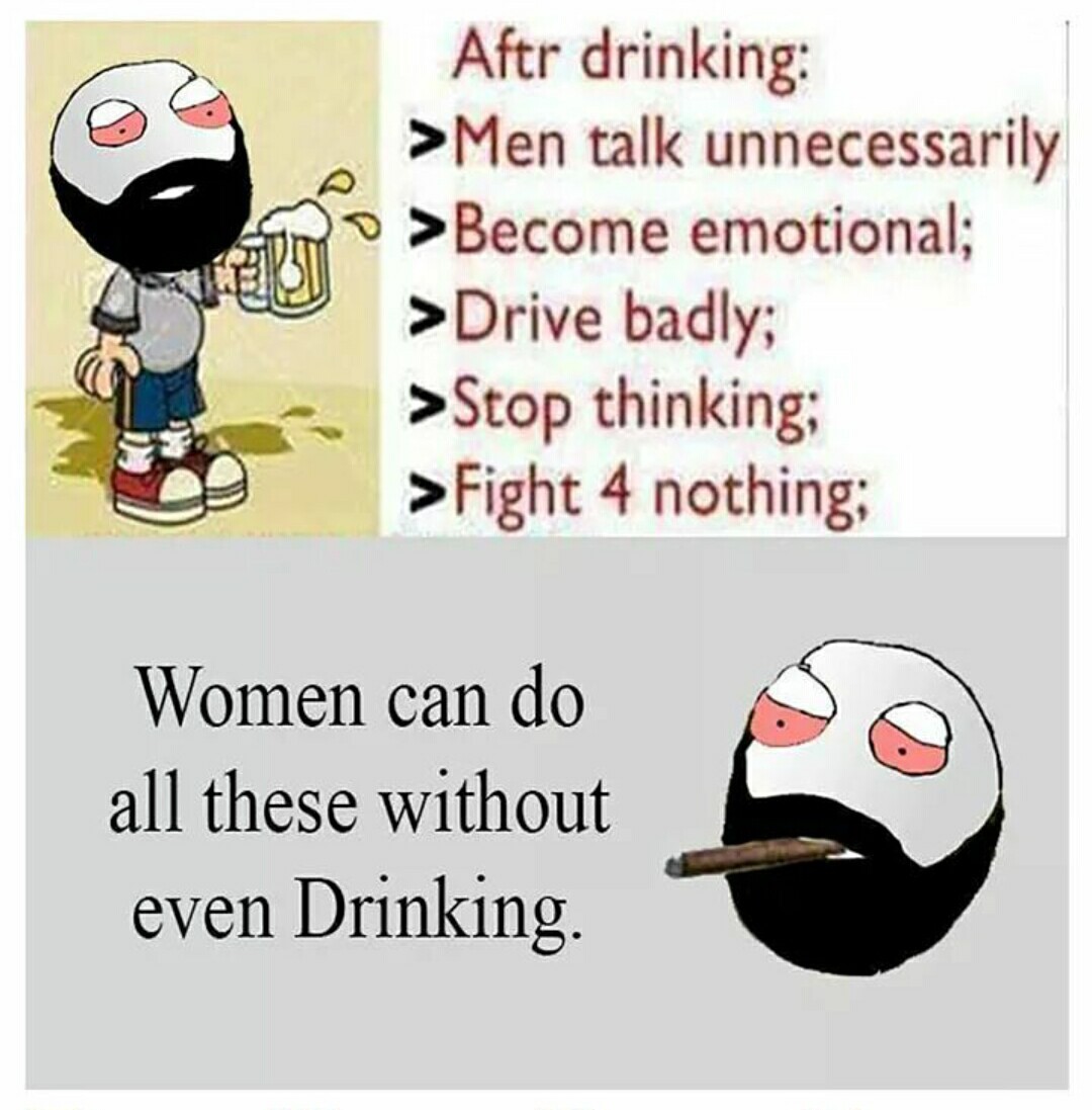 We shouldn't drink indeed - meme