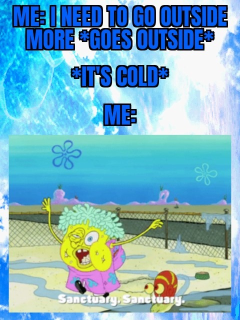 I hate the cold - meme