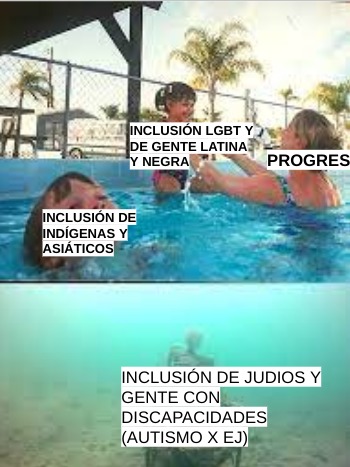 es algo que he notado mucho parece que eso vende mas cuando los LGBT ya llevan años de ser considerados (como son) gente normal pero ni al autismo ni mu (idea de mi padre por cierto) - meme