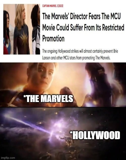 The Marvels news meme
