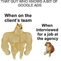 Google Ads guy on Client side vs Agency side