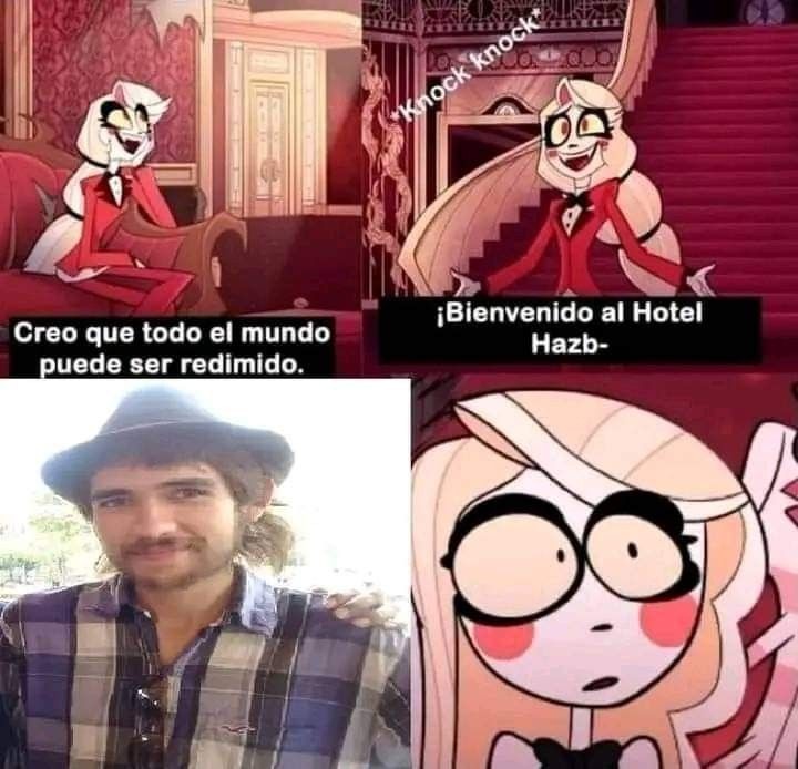 el mejor meme sobre hazbin homotel y el doomverse, lloren