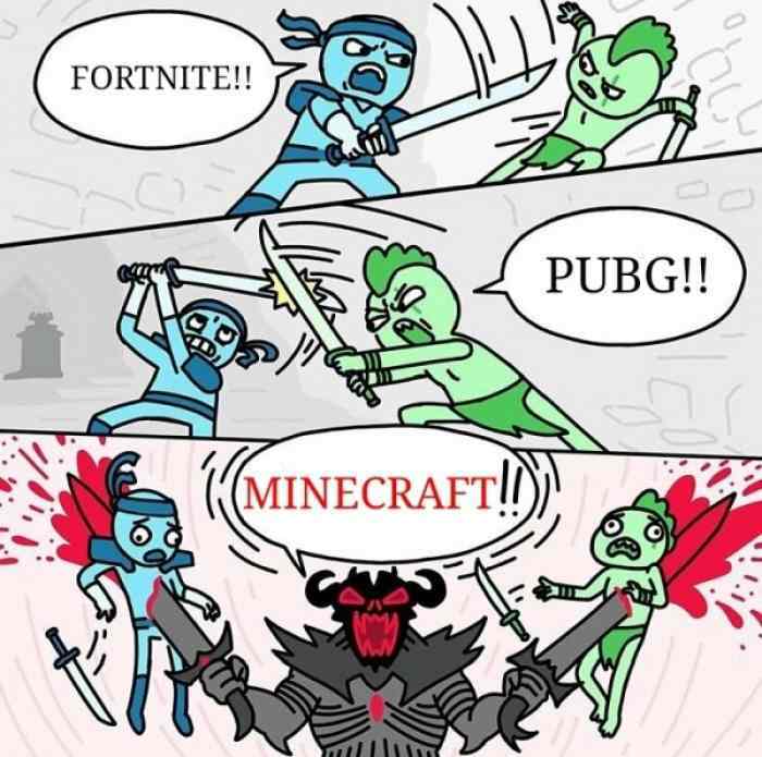 The Best Minecraft Is Better Than Fortnite Memes Memedroid