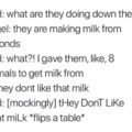 tHey DonT Like THat miLk