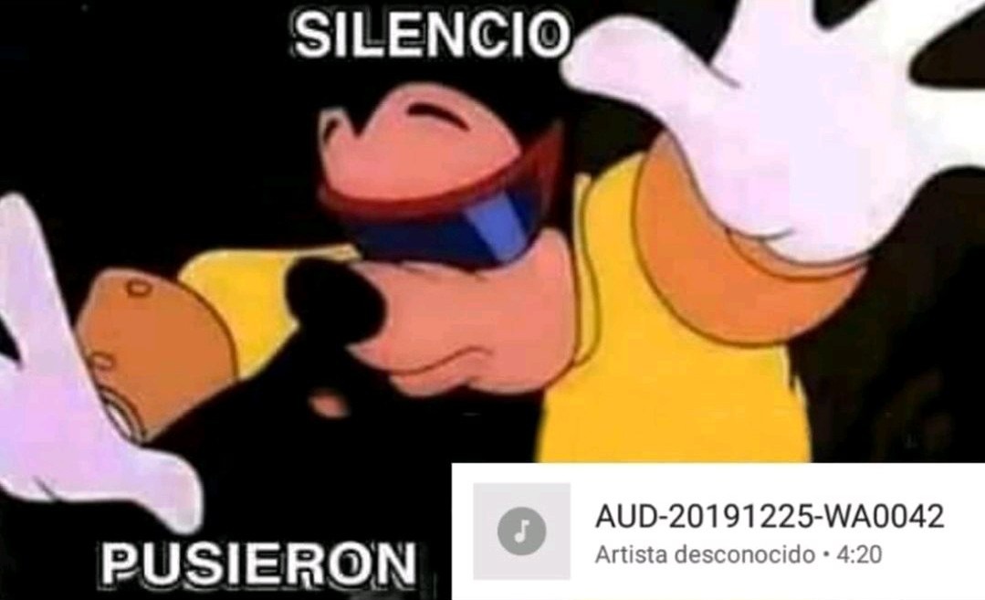 Silencio - meme