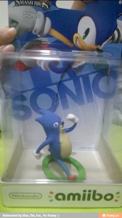 This highly accurate sonic action figure... - meme