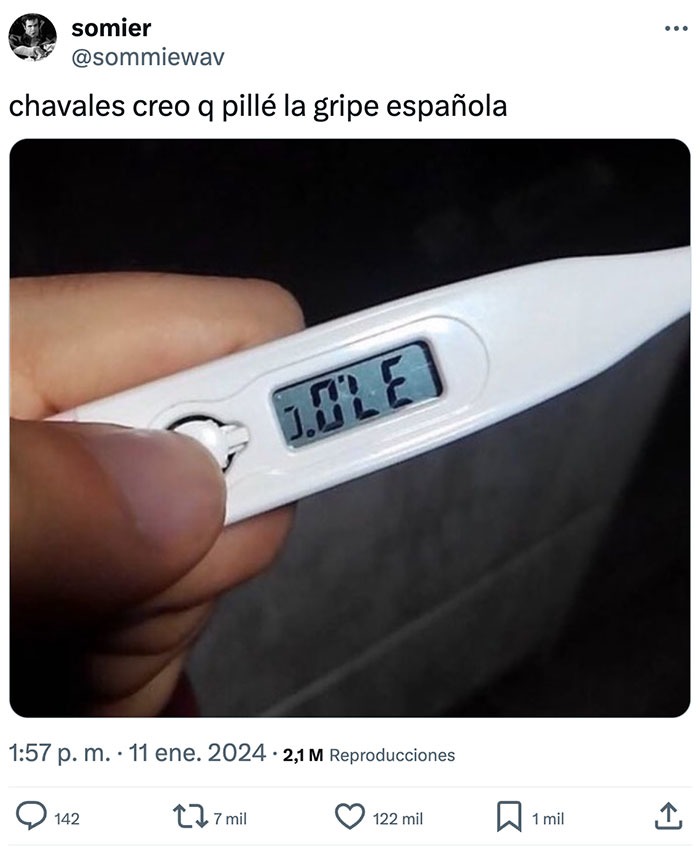 Meme de la gripe española