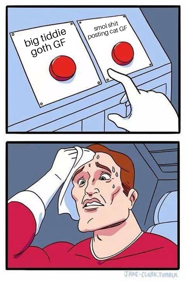 I can't decide... - meme