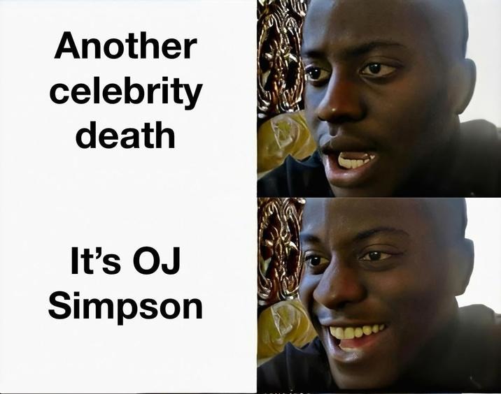 Dead of OJ Simpson meme