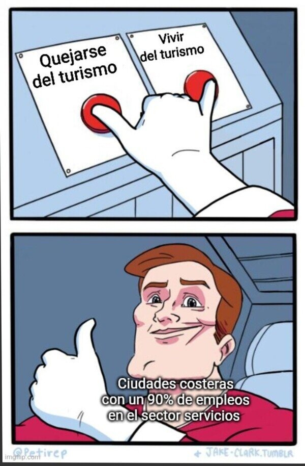 Es una fina línea - meme